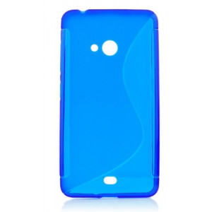 Gumené púzdro S-line Nokia Lumia 535 blue